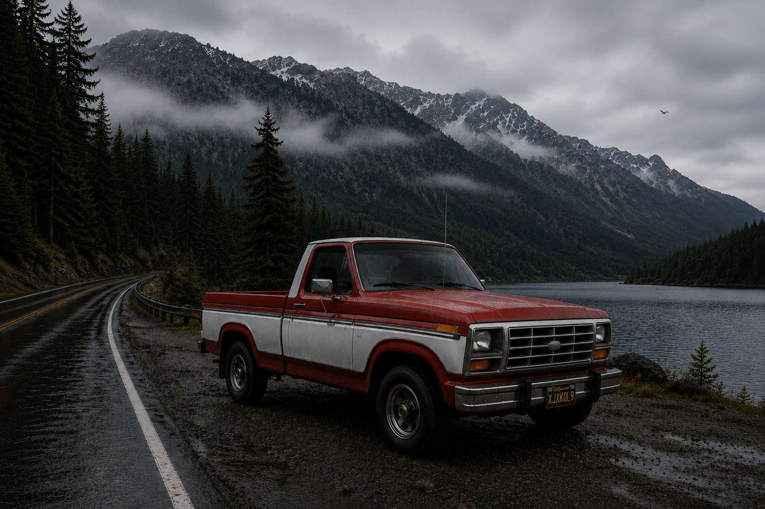 Light truck anchor training render