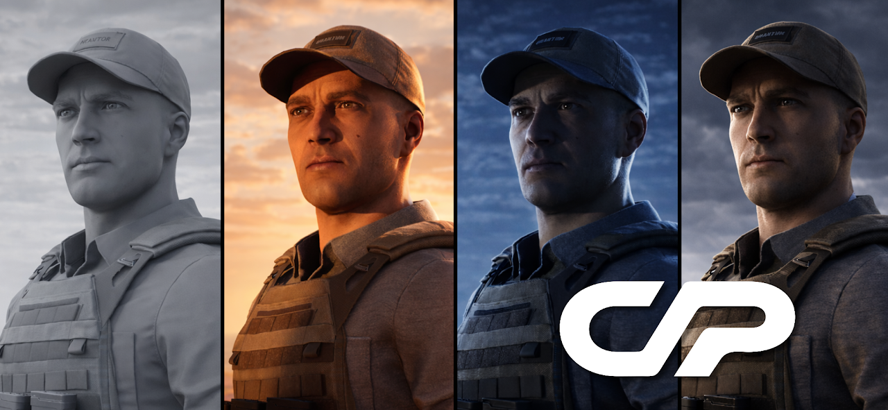 Previz to 4K cinematic comparison